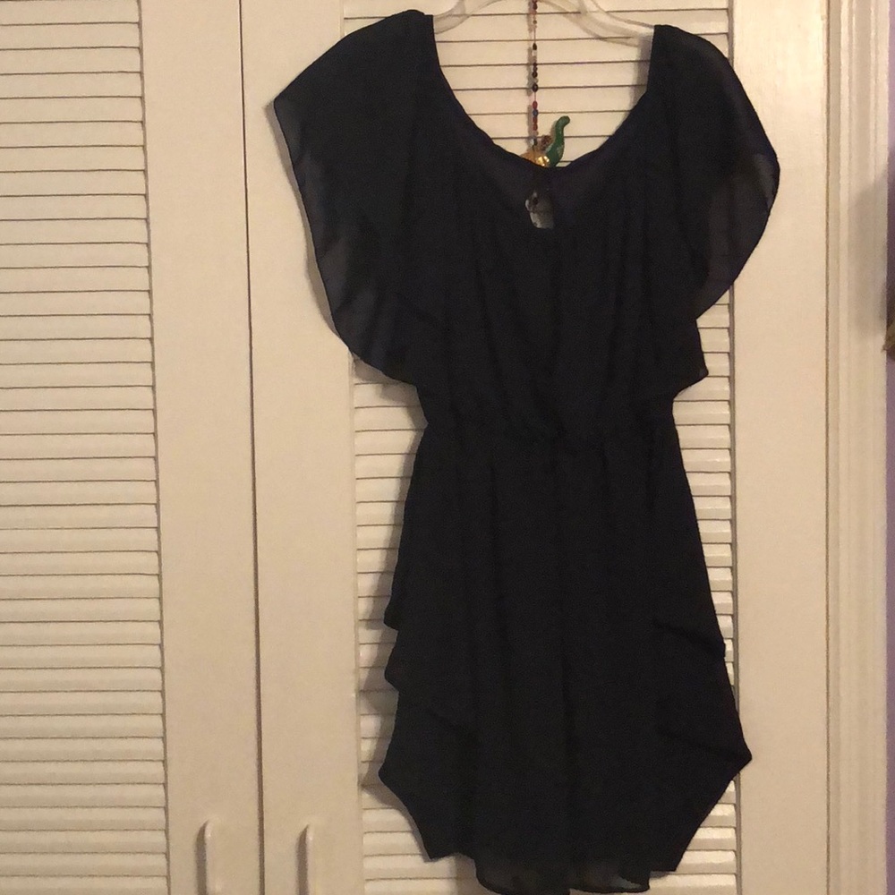 Navy blue cocktail dress